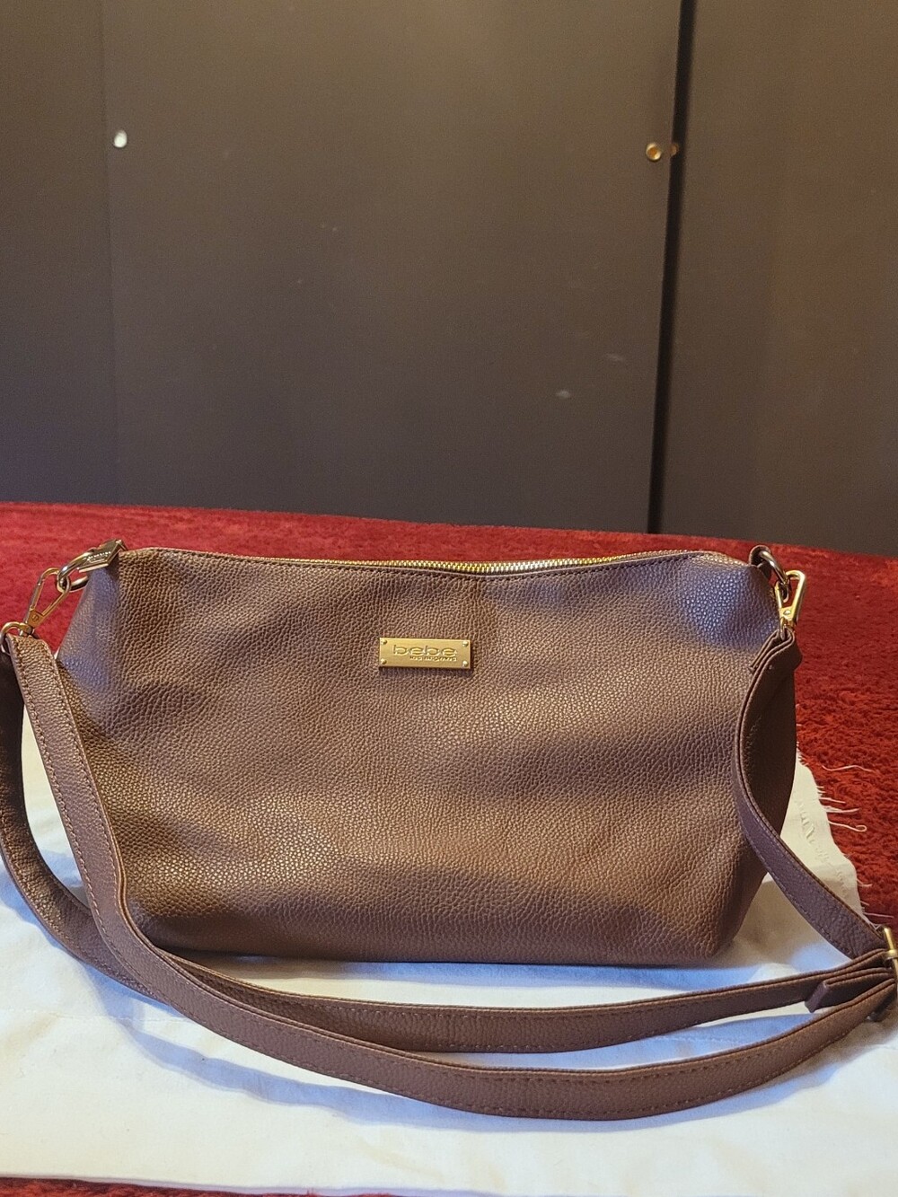 bebe drown shoulder bag